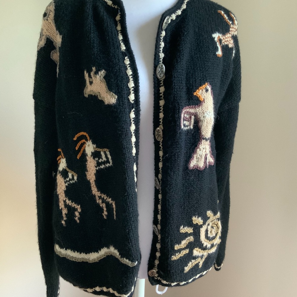 Caamano alpaca cardigan sweater  size M